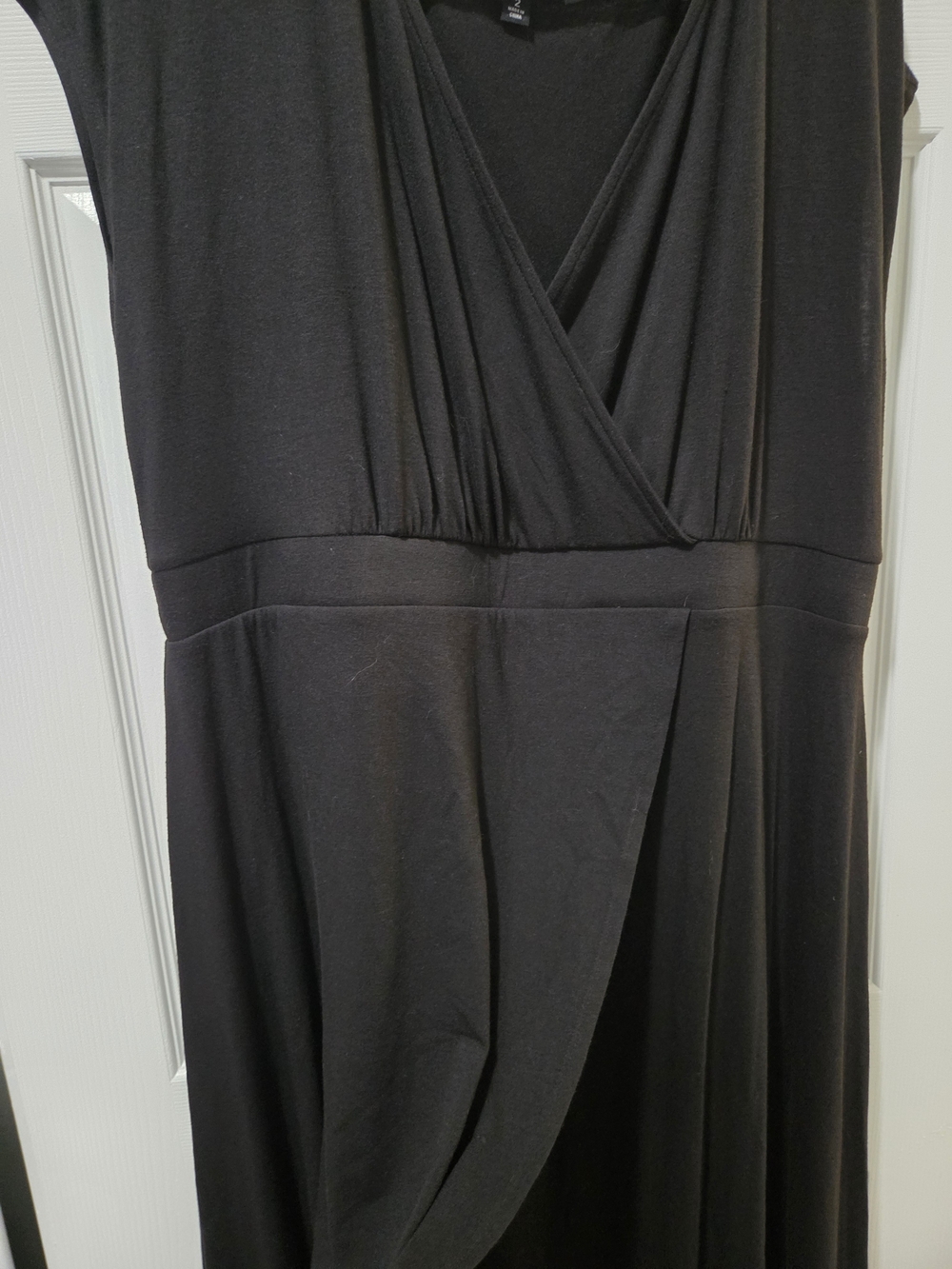 torrid Black Faux-Wrap Maxi Dress